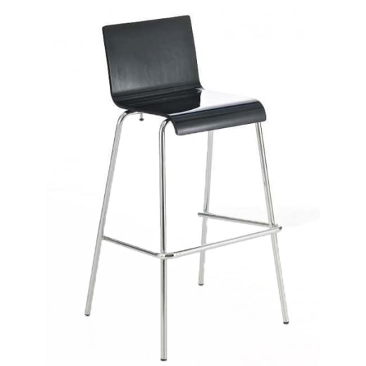 Barová židle stohovatelná Mondy černá - 1