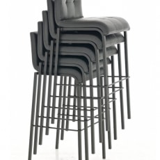 Barová židle Viola s černou podnoží (SET 2 ks) - 13