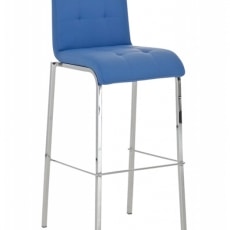 Barová židle Viola s chromovanou podnoží (SET 2 ks) - 7