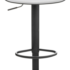 Barové židle Almada (SET 4 ks), plast, černá - 3