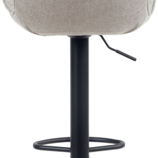 Barové židle Emma (SET 2 ks), textil, taupe - 4