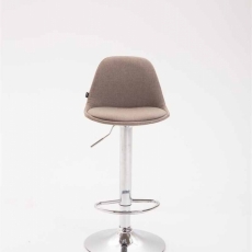 Barové židle Kiel (SET 2 ks), textil, taupe - 2