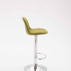 Barové židle Kiel (SET 2 ks), textil, zelená - 3