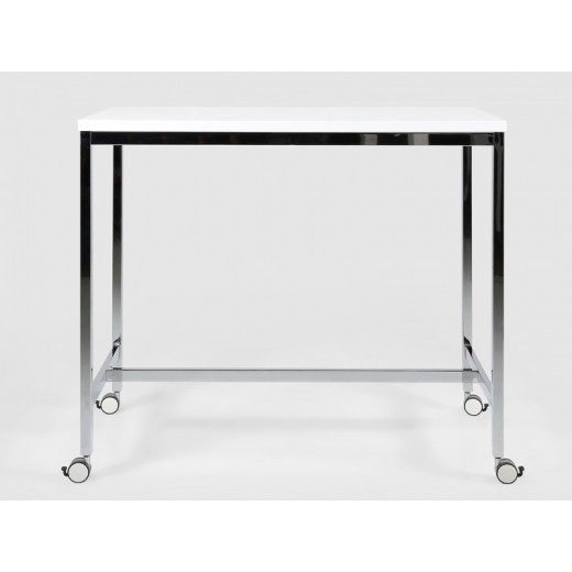 Barový stôl na kolieskach Robbie, 120 cm - 1