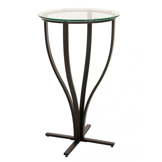 Barový stôl Rosaly, čierna podnož - 1