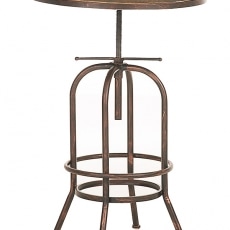 Barový stôl s bronzovou podnožou Welden, 60 cm - 1