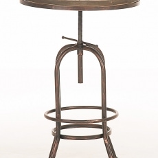 Barový stôl s bronzovou podnožou Welden, 60 cm - 2