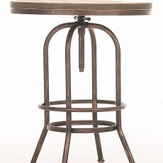 Barový stôl s bronzovou podnožou Welden, 60 cm - 3