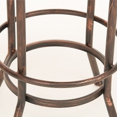 Barový stôl s bronzovou podnožou Welden, 60 cm - 7