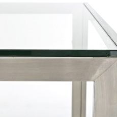 Barový stôl s nerezovou podnožou Darell - 6