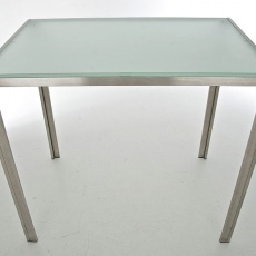 Barový stôl s nerezovou podnožou Darell - 8