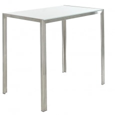 Barový stôl s nerezovou podnožou Darell - 9
