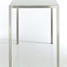 Barový stôl s nerezovou podnožou Darell - 10