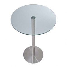 Barový stôl s nerezovou podnožou Minor - 2