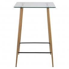 Barový stôl sklenený Wanda, 70 cm - 3