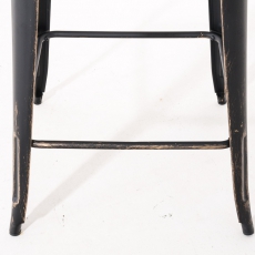 Barový stôl Goran, 106 cm, antik čierna - 4