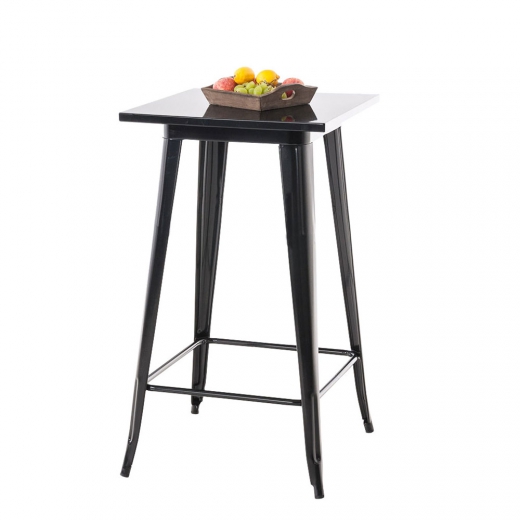 Barový stôl Goran, 106 cm, čierna - 1