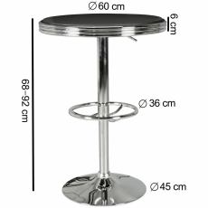 Barový stôl Kurt, 60 cm - 2