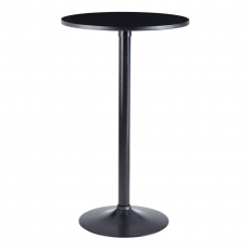 Barový stôl Oleg, 100 cm, čierna - 1
