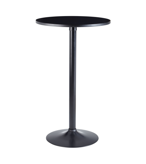 Barový stôl Oleg, 100 cm, čierna