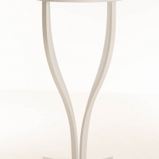 Barový stôl Rosaly, biela podnož - 2