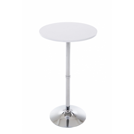 Barový stôl Sean, 108 cm, biela - 1