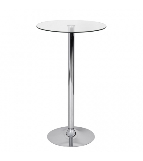 Barový stůl Felix, 105 cm, stříbrná