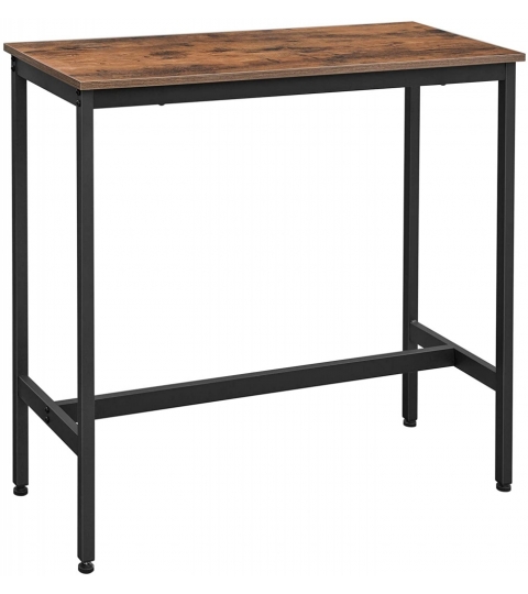 Barový stůl Lenor, 100 cm, hnědá