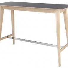 Barový stůl Mayflower, 150 cm, dub/černá - 1