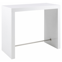 Barový stůl Roy, 130 cm, bílá