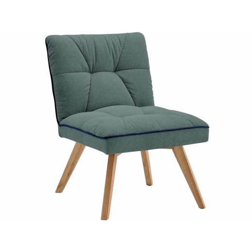 Čalouněná židle Belaris, zelená - 1