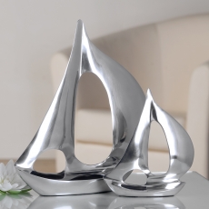 Dekorace hliníková Boat, 21 cm - 2 Dekorace hliníková Boat, 21 cm - 2