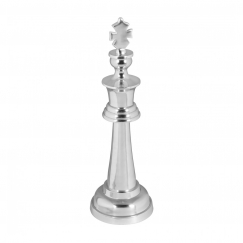 Dekoratívna šachová figúra Kráľ, 70 cm, hliník