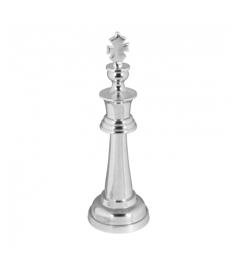 Dekoratívna šachová figúra Kráľ, 70 cm, hliník