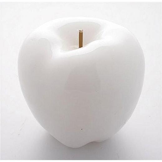 Dekoratívna sviečka v tvare jablka 8 cm (SET 2 ks) - 1