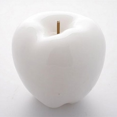 Dekoratívna sviečka v tvare jablka 8 cm (SET 2 ks) - 1