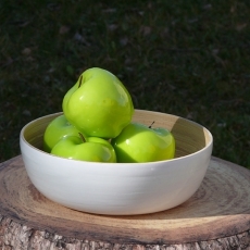 Dekoratívna sviečka v tvare jablka 8 cm (SET 2 ks) - 5