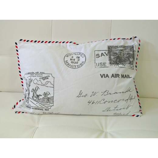 Dekorativní polštář Poštovní obálka, 40x60 cm - 1