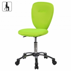 Dětská kancelářská židle Anna, síťovina, zelená - 2