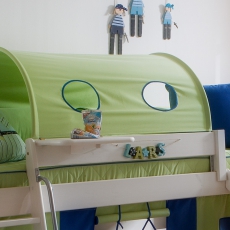 Dětská patrová postel se skluzavkou Lars - 3