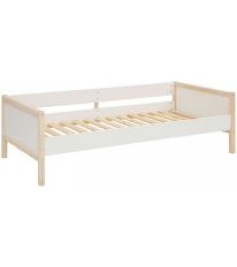 Dětská postel Bob, 205 cm, bílá / přírodní