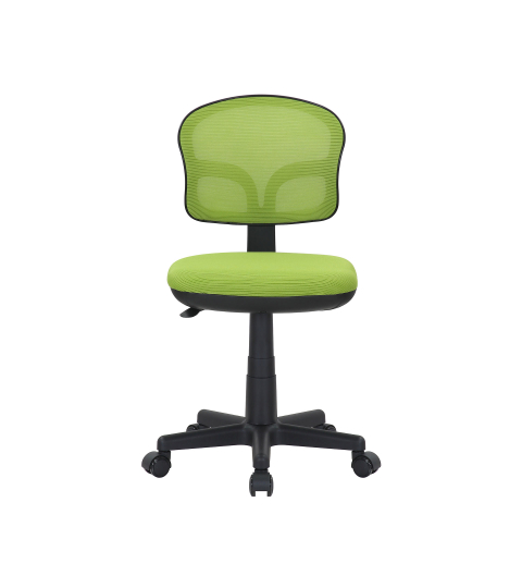 Dětská židle Honey, textil, černá podnož / zelená