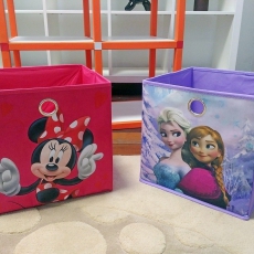 Detský regál MODlife 4 + 2 úložné boxy Minnie Mouse C - 3