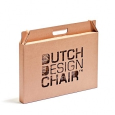 Dizajnová stolička / stolík z vlnitej lepenky - 6
