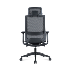 Ergonomická kancelářská židle Meteor, síťovina, šedá - 4