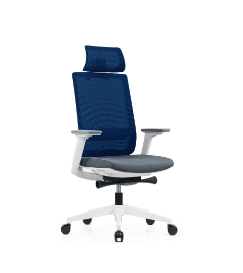 Ergonomická kancelářská židle Meteor X, síťovina, modrá