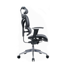 Ergonomická kancelářská židle Tech Max, síťovina, černá - 5
