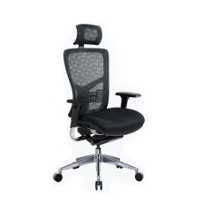 Ergonomická kancelářská židle Tech Pro, síťovina, černá - 1