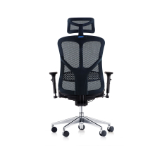 Ergonomická kancelářská židle Tech Style, síťovina, černá - 3