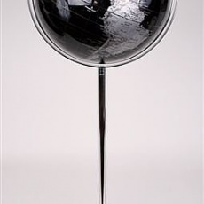 Globus na vysoké kovové noze, 42 cm - 2